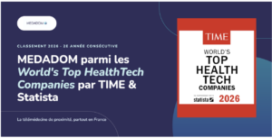MEDADOM figure pour la deuxième année consécutive dans le classement HealthTech de TIME
